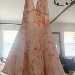 Hello Molly Pink Floral Mini Dress